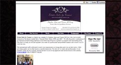 Desktop Screenshot of estatesalesbyconnor.com